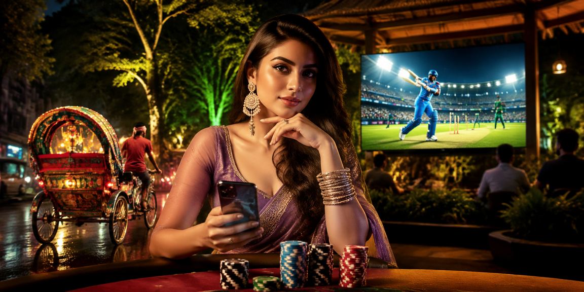 ঢাকায় রিকশার পাশে বসে মোবাইলে ক্রিকেট বেটিং করছেন একজন ব্যবহারকারী